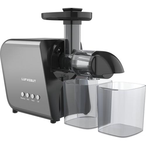 New Juicer Slow Blender Manual Masticating Extractor with Reverse Function LUFVEBUT Quiet Motor Squeeze Orange Lemon Juicer