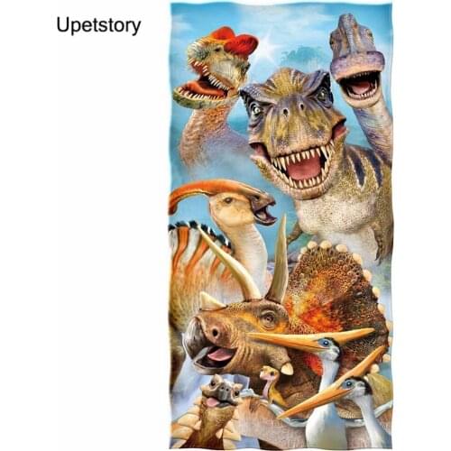Upetstory Dinosaur Tex New Arrival Soft Cotton Bath Towels For Adults Absorbent Hand Bath Beach Face Sheet Adult Men Women Towel