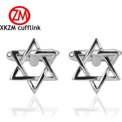 XKZM High quality new products popular in Europe Movies Mogen David cufflinks French shirts cufflinks wholesale friends gifts