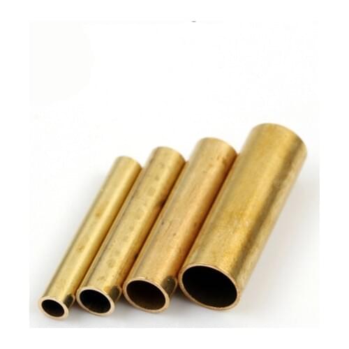 10pcs Brass Tube 25mm length 0.5mm thickness 4 5 6 8mm Outer diameter