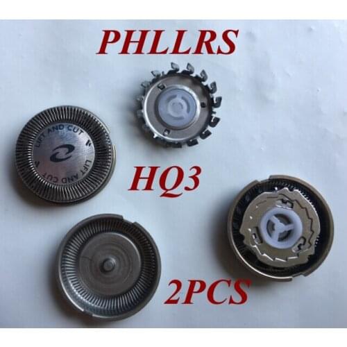 2PCS HQ3 replace head razor blade for philips hq4 hq55 hq56 electric shaver HP1338 HP1339 HP1601 HP1602 HP1604 HP1605 HP1606