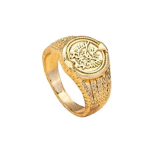 2021 Ins Trendy Antique Gold Embossment Flower Minimalism Finger Band Knuckle Rings Korean Fashion Chic Women Party Jewelry