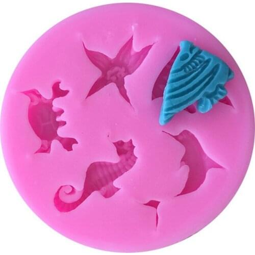 5.6*0.9CM DIY Sugar Craft Cake Vintage Petal Ocean World Cake Silicone Mold Fondant Mold Cake Decorating Tools Gum Paste Mold