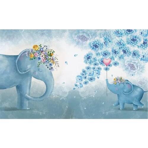 5D DIY Diamond Painting cartoon elephant love Diamond Embroidery Full Cross Stitch Rhinestone Mosaic Home Decor Handmade Gift