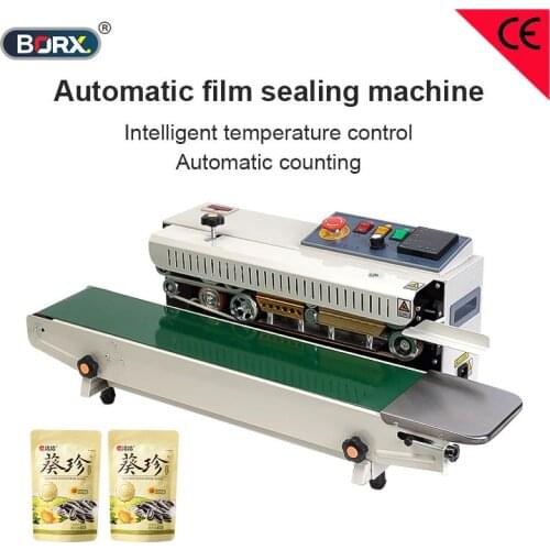 Automatic film sealing machine Aluminum foil bags plastic kraft paper fresh keeping bags food packing machine
