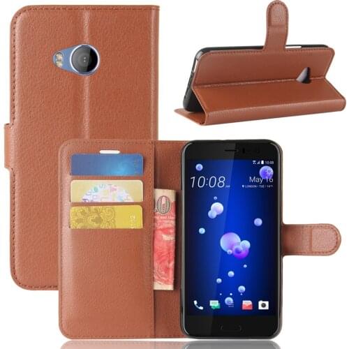 Brand gligle fashion leather wallet case cover for HTC U11 Lite case protective shell bags