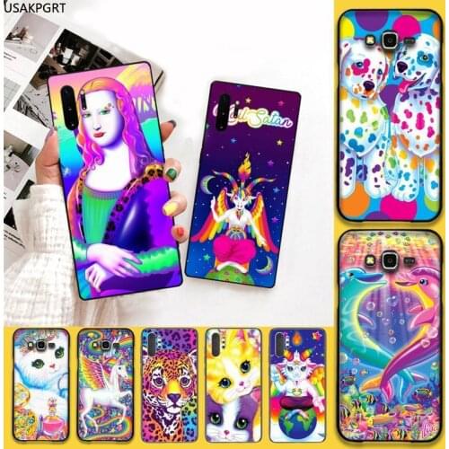 Lisa Frank Art Phone Case For Samsung Galaxy Note20 ultra 7 8 9 10 Plus lite J7 J8 Plus 2018 Prime