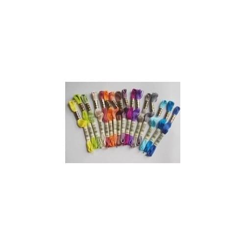 100% cotton DMC/CXC 5 pieces cross stitch threads / cross stitch embroidery thread Customer choose styles threads colors 9