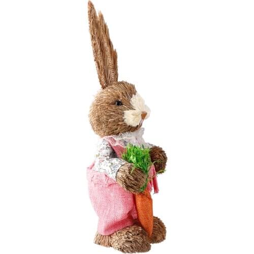 Simulation Rabbit For Home Garden Decoration Animals Doll Easter Decorations Cute Bunny 32 Cm Party Ornaments Rabbits