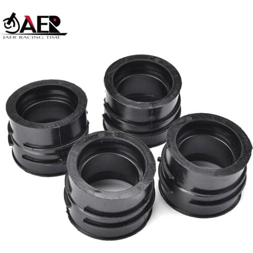 JAER Motorcycle Carburetor Adapter Inlet Intake Pipe For Kawasaki 16065-1108 GPZ900R Ninja ZX900A GPZ900 RNinja Anti Dive ZX900A