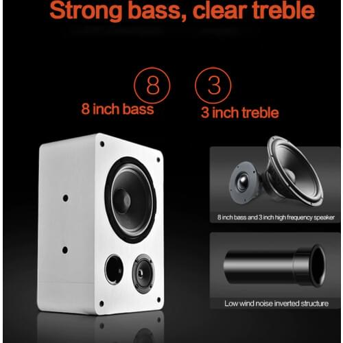 KYYSLB S2 30-300W 8ohm Home Professional Card Bag Bookcase Wall Hanging Speaker 8 Inch Passive KTV Speaker Karaoke Pair Box