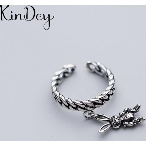 Charm Luxury Brand Rabbit Rings For Women Wedding Engagement Charm Knuckle Rings Men Vintage Jewelry Romantic Party Gift