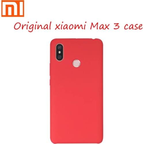Original Xiaomi mi max 3 case PC material hard back cover xiaomi max 3 case mi max3 cover simple solid capa coque funda 6.9"