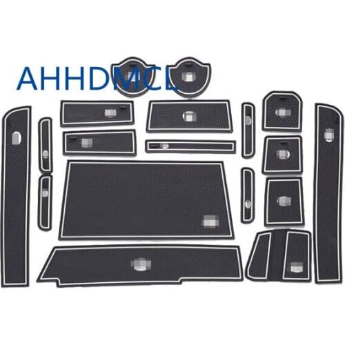 Car Door Groove Mat Gate Slot Cup Armrest Storage Pad Mat For Great Wall M2 Cool Bear 2012 2013 2014 2015