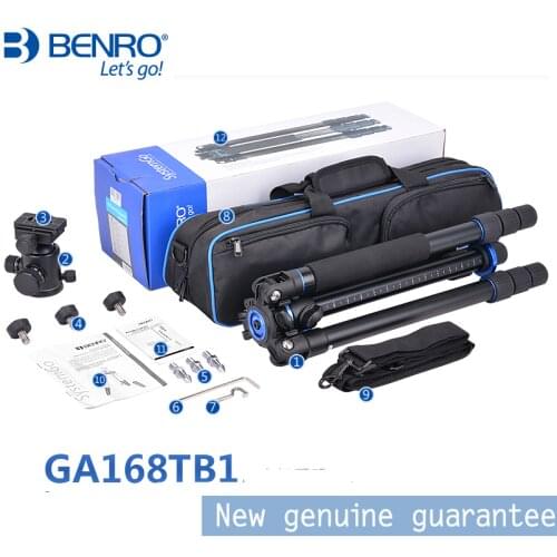 Benro GA168TB1 GoTravel Aluminum Professional Tripod with B1 Ball Head