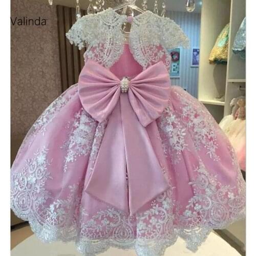 Sheer Neck Toddler Baby Girl Dresses