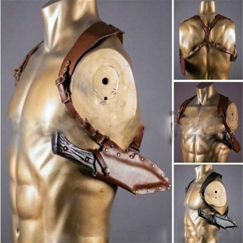 Medieval Viking Knight Strap Knife Holster Vintage Pirate Costume Leather Back Scabbard Katana Holder LARP