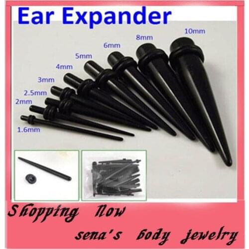Uv body jewelry big wholesale free shipping 900pcs mix 9size piercing ear taper ear expander uv ear stretcher piercing