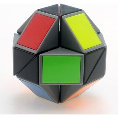 Magic Snake Cube Funny Colorful 24 Segments Ruler Toy Game Twist Magic Cube Puzzles Children Educational Toys (S5