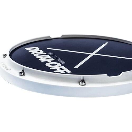 12 Inch Dumb Drum For Beginner Practice Training Rubber Drum For Percussion Instruments