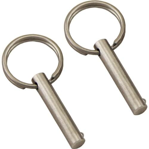 2 Pieces 1/4" Boat Top Bimini Top Quick Release Ball Pin Marine Hardware Deck Hinge Replacement Accessories