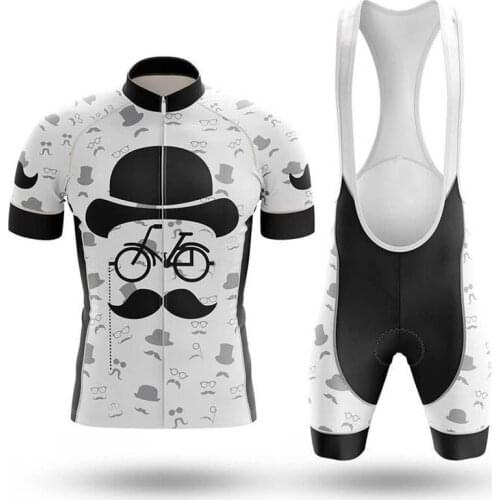 2021 Summer Funny Cycling Jersey Set Mens Bicycle Clothes Short Sleeve Breathable Mtb Bike Wear Cycle Kit tenue cyclisme homme