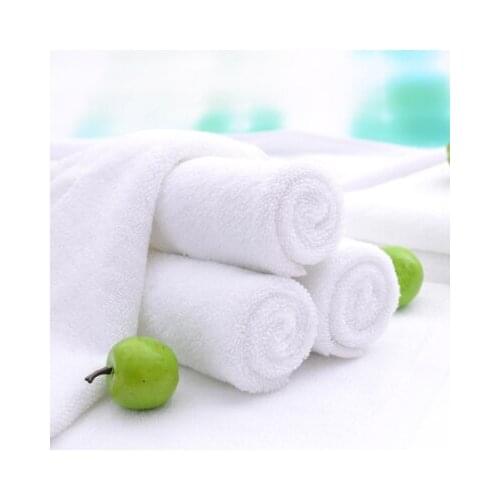 5PCS 10PCS Handkerchief White Towel Hotel Microfiber 30cm Cotton Face Towels Bathroom washcloth hydrofiel doeken serviette
