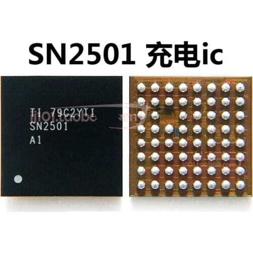 5pcs/Lot NEW SN2501A1 SN2501 U3300 63pin TIGRIS T1 Charging Charger IC Chip for 8 8plus X