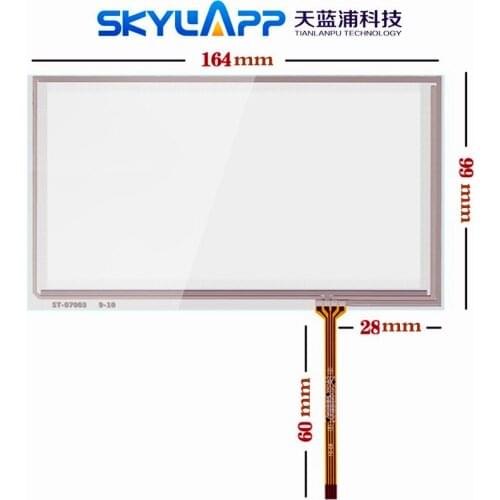 7''inch 4 wire resistive touch screen for HSD070IDW1-D00 A20 A21 AT070TN90 Handwriting Touchscreen Panel 164mm*99mm Free Post
