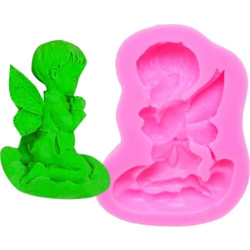 Angel Baby 3D Silicone Mold Cake Mold Chocolate Candy Molds Fondant Cake Decorating Tools DIY Fondant Soap Pastry Baking Mold