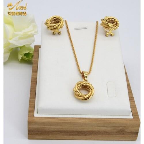 ANIID Necklace For Women Alt Jewlery Earings Dubai Gold 24K Hawaiian Boho Polynesian Tribal Clothing African Moroccan Ethiopian