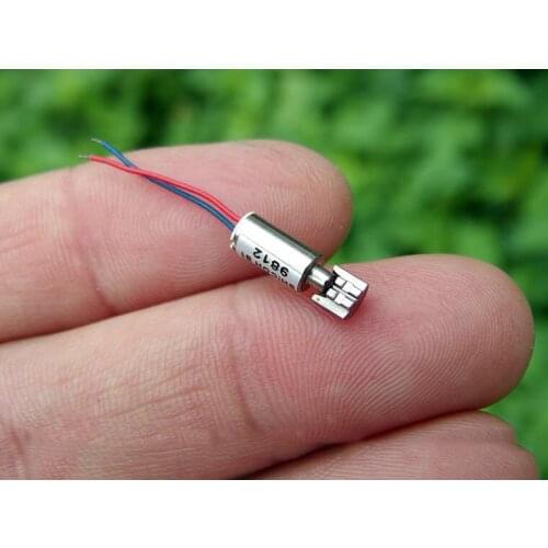 Free shipping 5 pcs 4*8MM DC3.7V-4.2V Miniature Hollow Cup Vibration Motor Strong Vibration use for gamepad/phone/tool/toy/ DIY