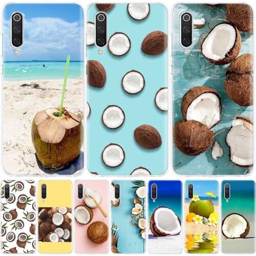 Summer cool coconut Phone Case for Xiaomi Redmi Note 10 9 9S 8T 8 7 8A 7 7A 6 6A 9A 9C S2 K20 K30 Pro Fashion Cover Coque