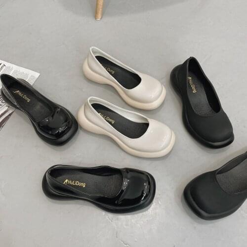 Spring Autumn Shoes Mary Janes Shoes Patent Leather Shallow Woman Flats woman Shoes Size 35-39 zapatos mujer