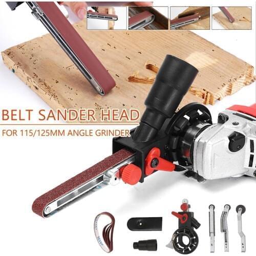 DIY Sander Sanding Belt Adapter For 115/125 Electric Angle GrinderM14 Woodworking Metalwork