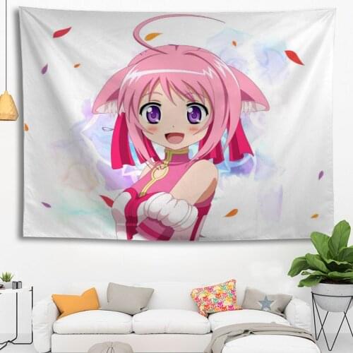 Hot Sale Custom DOG DAYS Anime Large Wall Tapestry Wall Hanging Bohemian Wall Tapestries Mandala Wall Art Decor