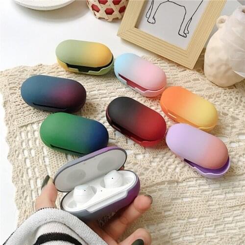 Gradient Frosted PC Earphone Case For Samsung Galaxy Buds / Galaxy Buds+ Cover Charging Sleeve Wireless Headphone Case
