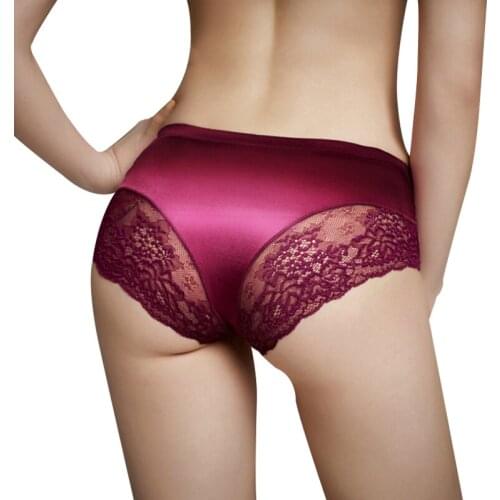 The New Style Woman Seamless Panties Luxury Cent Silk Lace Sexy Briefs Traceless Underwear