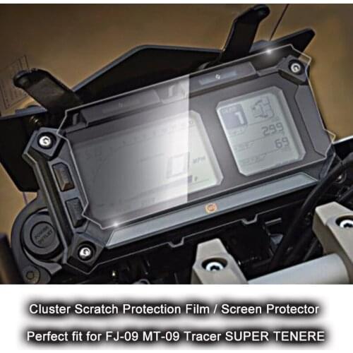 New For Yamaha FJ-09 MT-09 TRACER SUPER TENERE Cluster Scratch Protection Film Screen Protector for Yamaha FJ-09 MT-09 TRACER