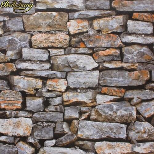 Beibehang Stone pattern culture wallpapers for living room hotel internet cafe bar restaurant retro industrial wallpaper 3D roll