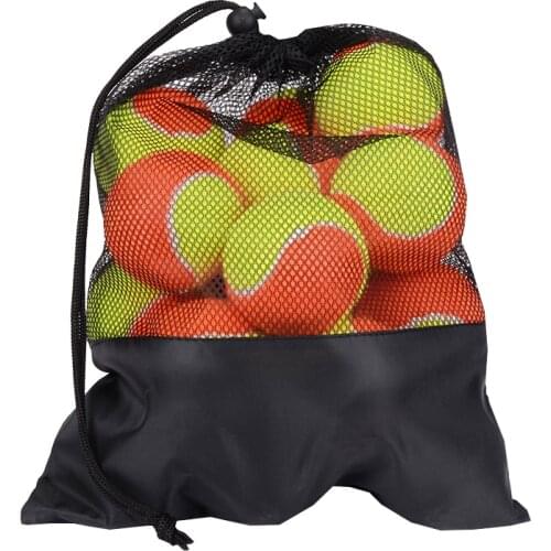 Rubber Beach Tennis Balls with Mesh Shoulder Bag - 10 / 20 Pieces One Pack