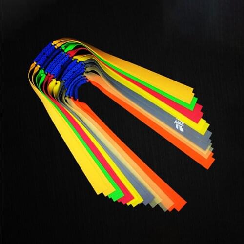 3/6pcs Slingshot Flat Rubber Band Thicknes 0.5-1.2mm Catapult Natural Latex Elastic Resilient Rubber Band Slingshot Accessories