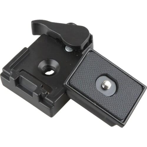 20pcs D5100 600D 650D dslr camera tripod head clamps & quick release plate with 1/4 & 3/8 screw mount monopod head accessories