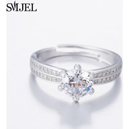 Кольца с кристаллами SMJEL China At AliExpress