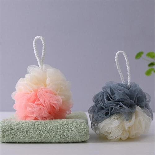 Body Cleaning Bubble Shower Flower Soft Sponge Bath Ball Nylon Scrubber Loofah Shower Ball Bathing Sponge Skin Care Tools