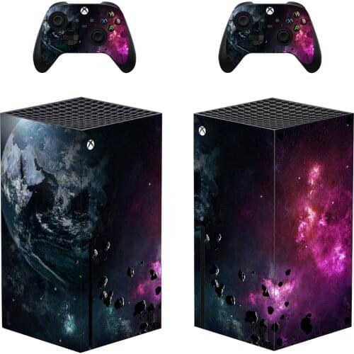 Starry Sky Skin Sticker Decal Cover for Xbox Series X Console and 2 Controllers Xbox Series X Skin Sticker Vinyl