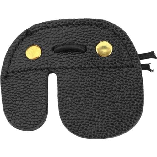 Hot Cow Leather Archery Finger Guard Protection Pad Glove Tab Bow Shooting