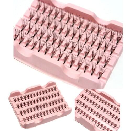 1 Box 56 Lash False BLACK Individual Extension Eyelash Makeup 8 10 12mm Choose