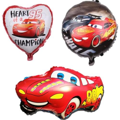 1pcs/lot 66*45cm/18 inch Cartoon Cars Mai Kun Aluminum Balloon Inflatable Helium Foil Balloons Toys Kids Birthday Party Supplies