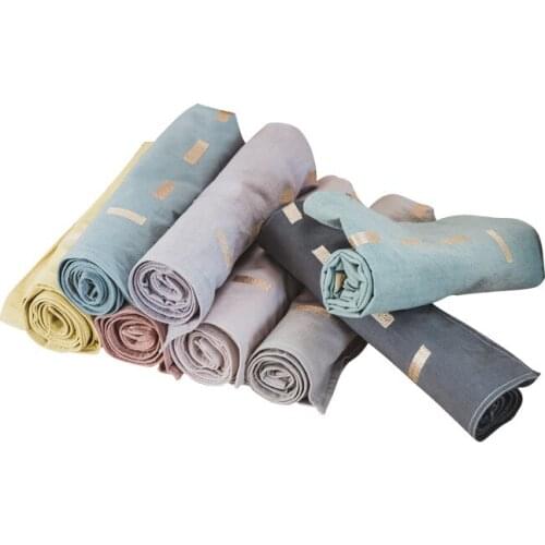 2 Packs 100% Cotton Throw Pillow Covers Pure Solid Decorative Pillowcases Pillow Case Cushion Case for Bedding Student Dormitory